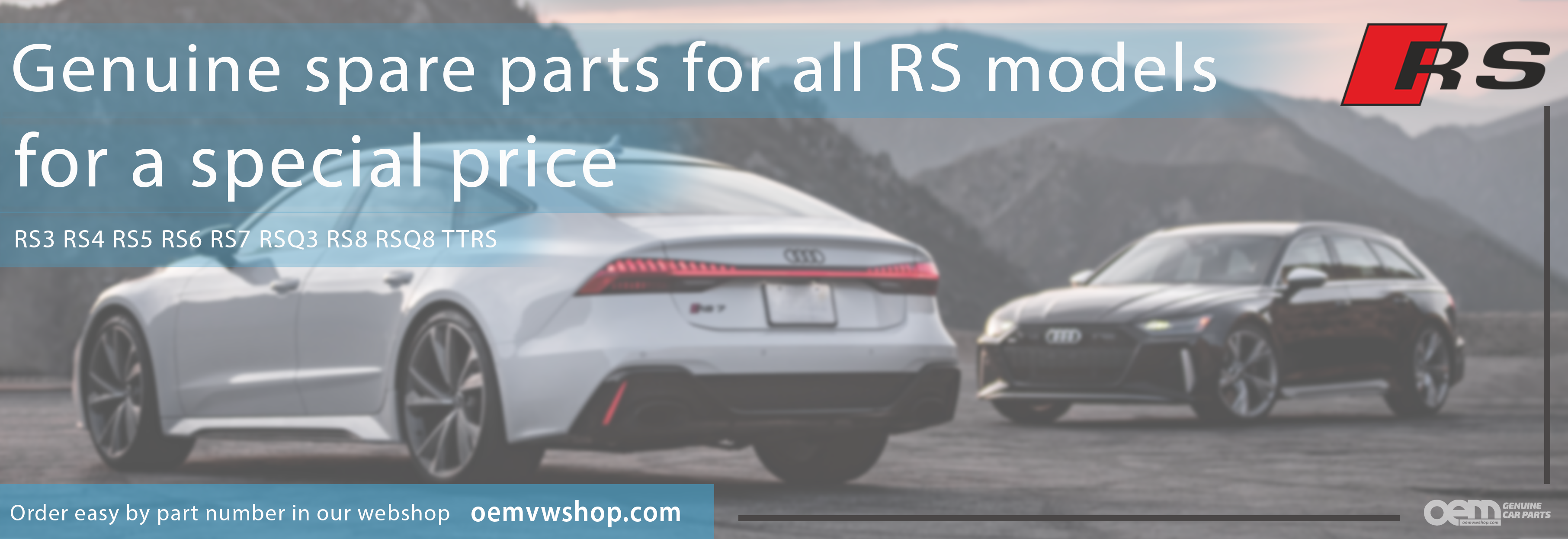 Sale for RS models