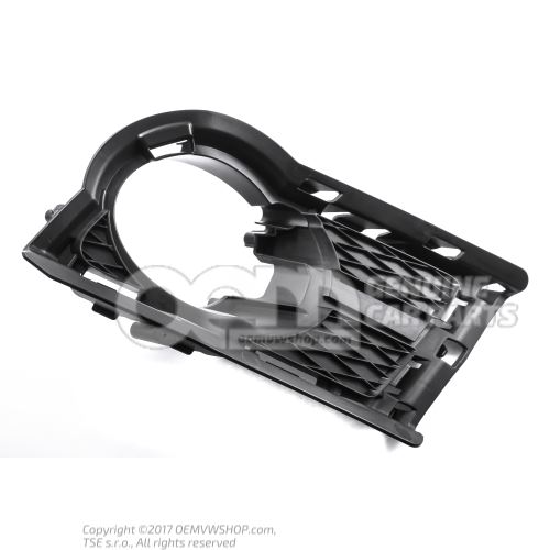 Rejilla ventilacion negro satinado Volkswagen Tiguan 5N 5N0853665A 9B9