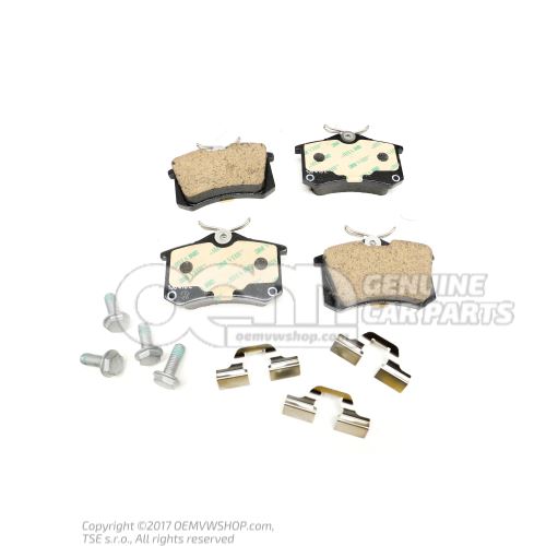 1 set of brake pads for disk brake 6C0698451A