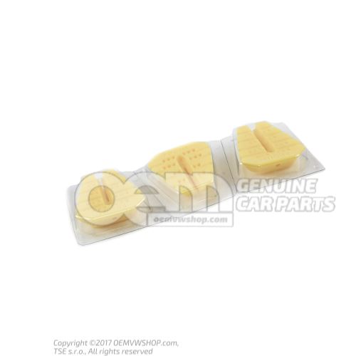 Refill pack for audi singleframe aroma dispenser contents of pack 81A087009B