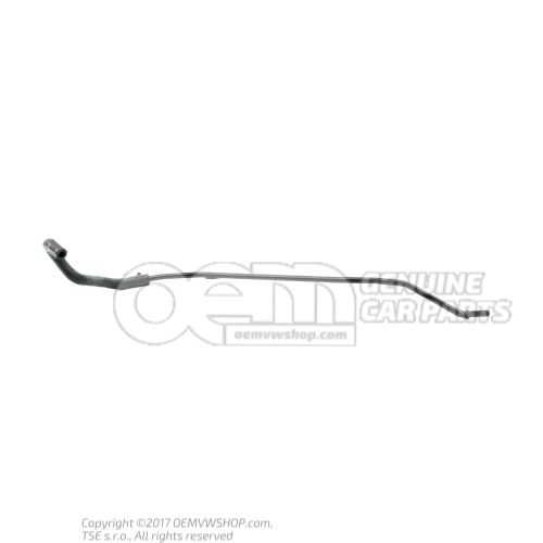 Coolant pipe with coolant hose 2H0122447G