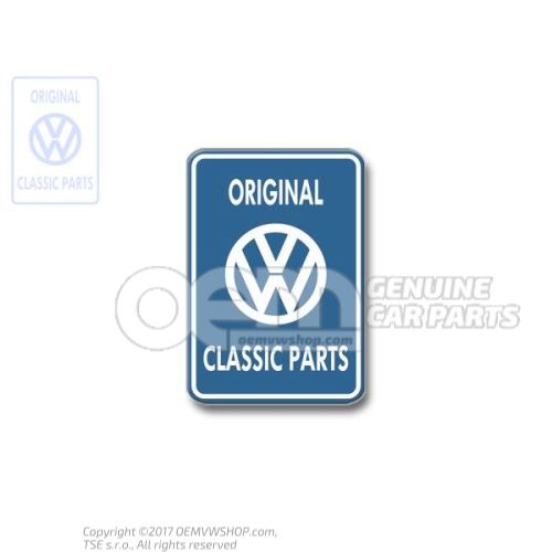 Nálepka Volkswagen Classic Parts