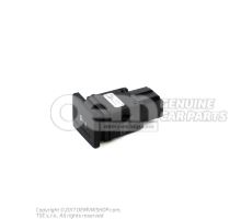 Pushbutton for parking aid black 7H5919281A 3X1