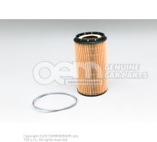 Filter element with gasket 07C115562E