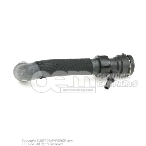 Coolant hose with quick release coupling and breather connection Audi A6 Allroad Quattro 4B 4Z7121103