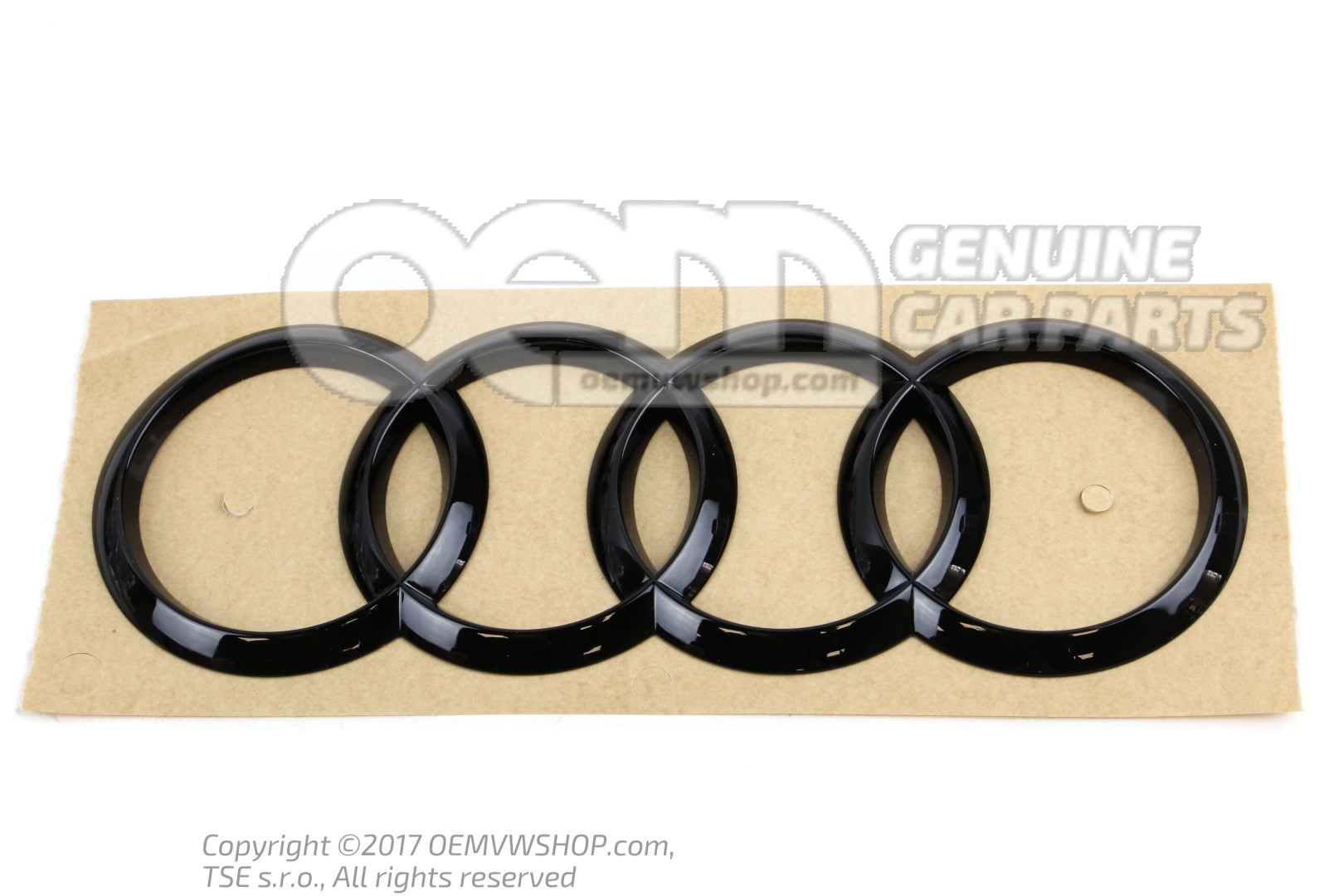 8V5853742 T94 Audi emblem black-glossy