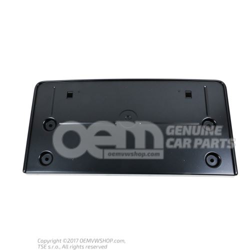 Licence plate holder dark chrome matt Audi Q5 80 80A807285A RU6
