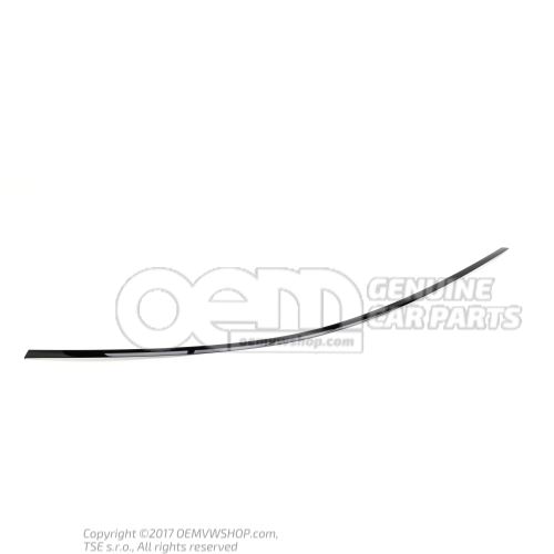 Trim strip for window guide black-glossy 8W0837643D T94