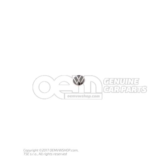 Embleme VW noir/chrome