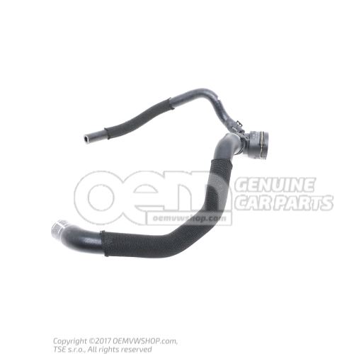 Coolant hose with quick release coupling 5Q0122157AK