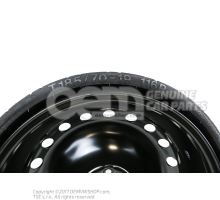 Steel rim with folding tyre (emergency wheel) 4KE601010