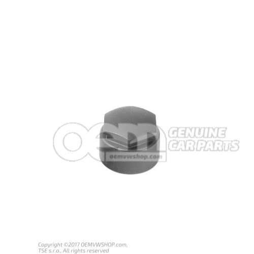 Capuchon de boulon de roue noir satine 4F0601173 01C