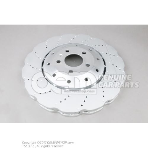 Brake disc (vented) 4G0615301AH