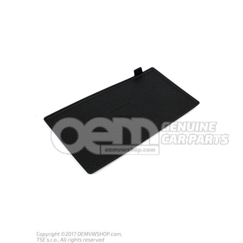 Insert p. vide-poches noir satine Volkswagen Caddy 2K 2K5863330 9B9