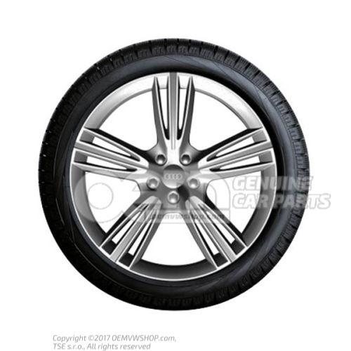 Aluminium rim with summer tyre anthracite