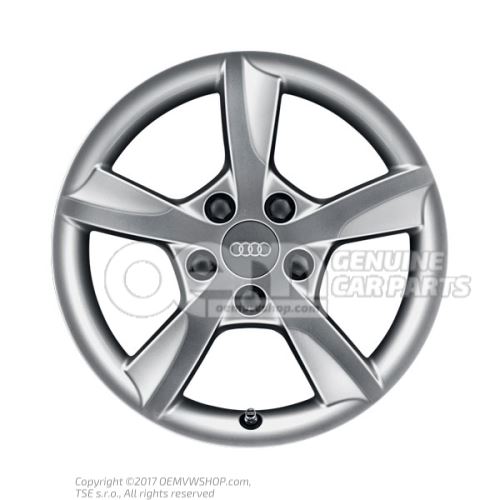 Aluminium rim diamond silver