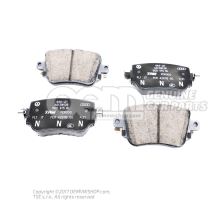 1 set of brake pads for disk brake 5Q0698451AL