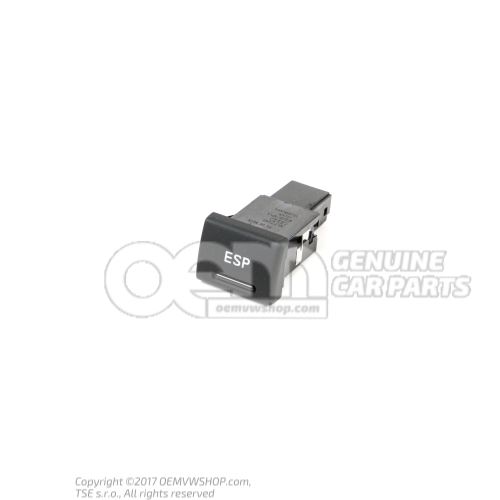 Interruptor para programa electronico estabiliz . -ESP- negro satinado 8D0927134A B98