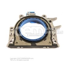 Sealing flange with sealing ring and trigger wheel 03L103171A