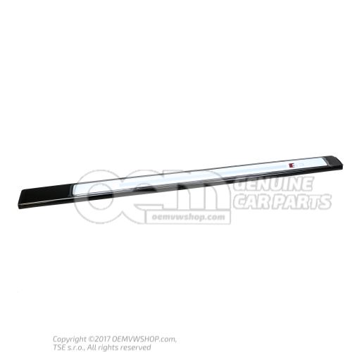 Sill trim strip satin black 8P3853491K 01C