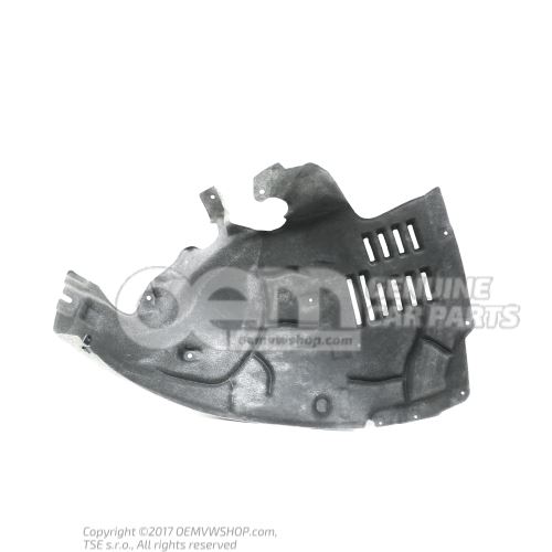 Wheel housing liner, plastic 4H0821171M