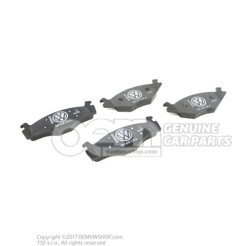 1 set of brake pads for a Polo 6N