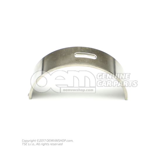 Crankshaft bearing shell blue