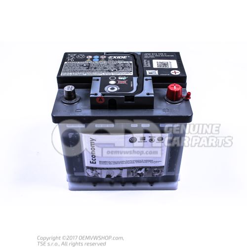 Bateria con indicador estado de carga, llena y cargada         'ECO' JZW915105C