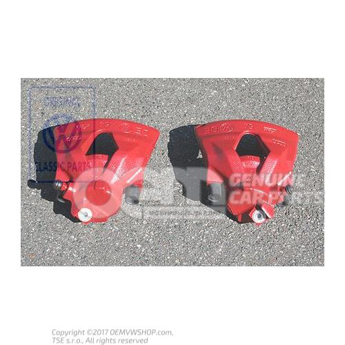 1J0615124D Audi TT/TTS Coupe/Roadster / Bora/Variant/4Motion / Golf/Variant/4Motion red Caliper housing without brake pads for  size 312x25mm front right