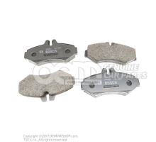 1 set of brake pads for disk brake Volkswagen LT, LT 4x4 2D 2D0698451B