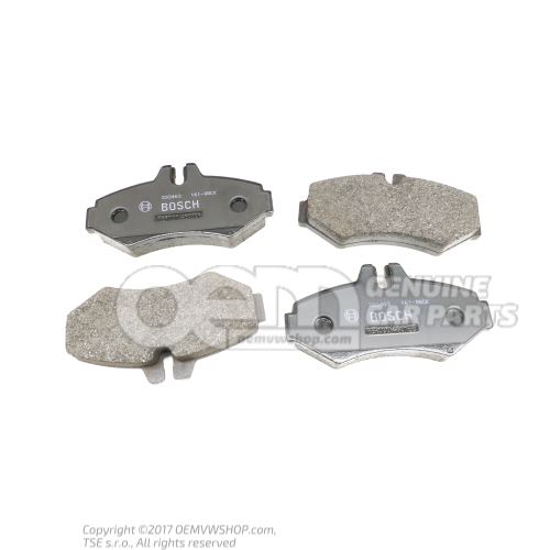 1 set of brake pads for disk brake Volkswagen LT, LT 4x4 2D 2D0698451B