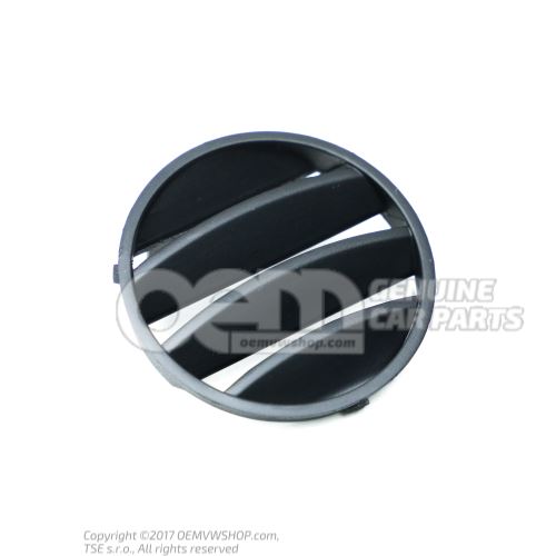 Air vent for door window satin black 1J0819705A 01C