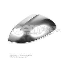 R line mirror caps "aluminium" with for cars with line change assist VW Arteon Passat B8 OEM02333465