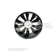 铝合金轮辋 黑色金属漆 3T0601025HDJX2