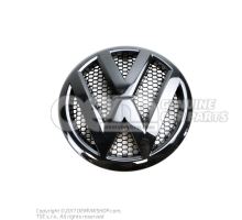 VW emblem black 7E0853601D 041