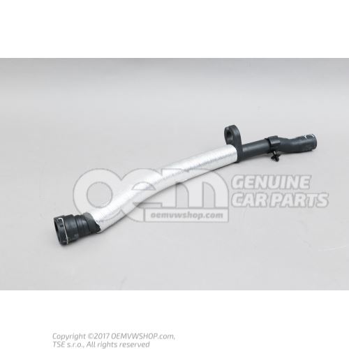 Coolant hose with quick release coupling 5N0122073L