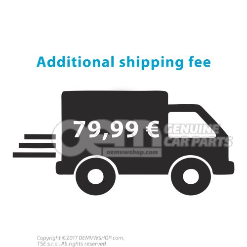 Additional shipping fee 79,99€