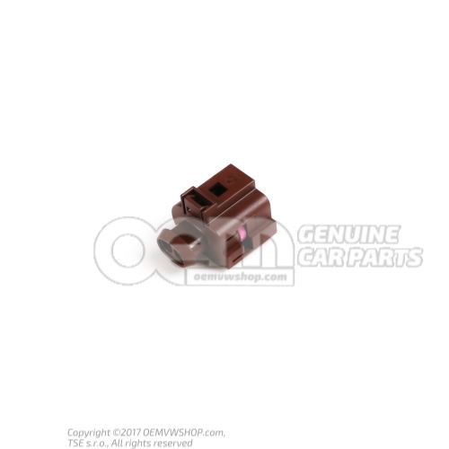 Flat contact housing connection piece by-pass air cut-off valve charge air cooler 3B0973722A