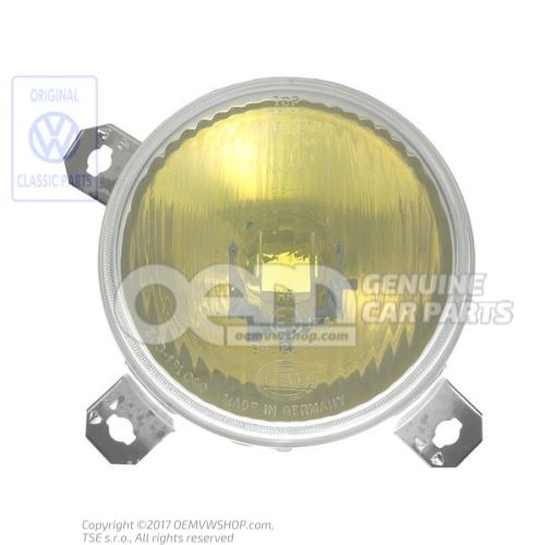 Headlight insert (halogen) main beam light, yellow light Volkswagen Golf Cabriolet 171 155941783D