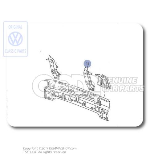 Renfort pour sortie de feux arriere Volkswagen Corrado 53 535813341