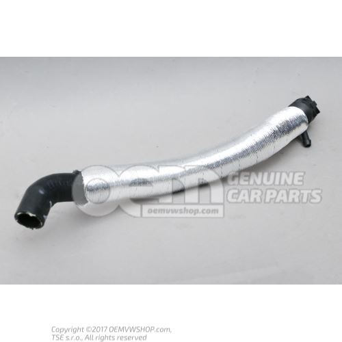 Coolant hose with quick release coupling 3C0121157AK