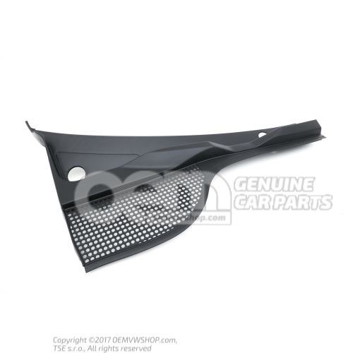 Water deflector satin black 1K8819426E 9B9