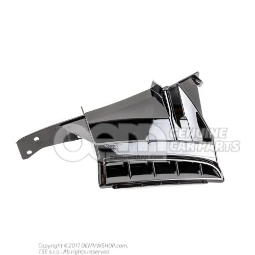 Air duct black-glossy