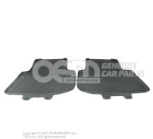 1 set foot mats (rubber) 3V0061551