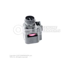 Flat contact housing with contact locking mechanism connection piece throttle valve control element 4H0973713