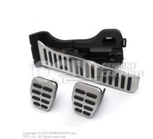 1 set pedal caps stainless steel - left hand drive 1K1064200A