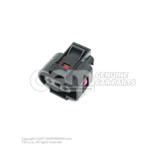 Flat contact housing with contact locking mechanism connection piece water level switch 1J0973202