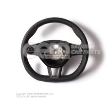Mult.steering wheel (leather) multifunct. sports strng wheel (leather) black/black