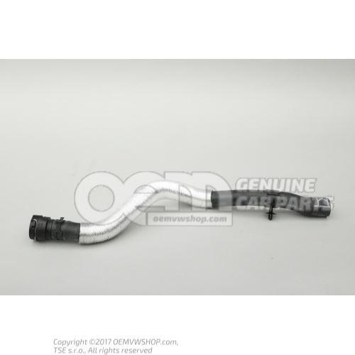 Coolant hose with quick release coupling 1K0122073FR