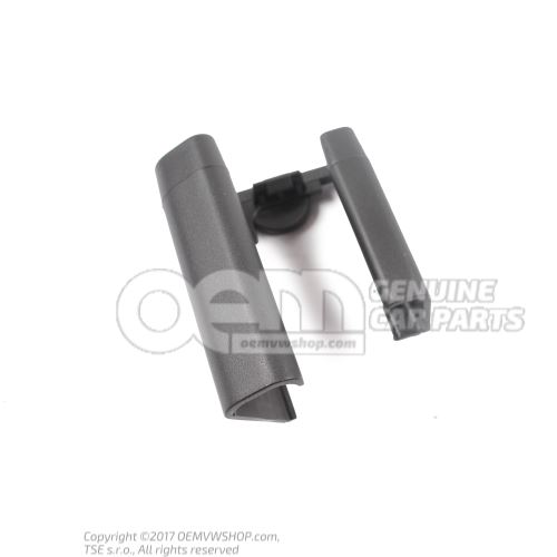 Cache p. rail de guidage noir satine 8V0881347B 01C